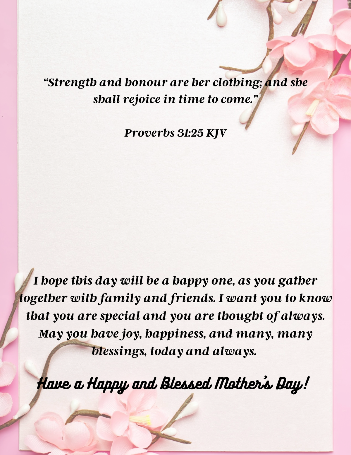 Happy Mother’s Day With Multicolored Tulips