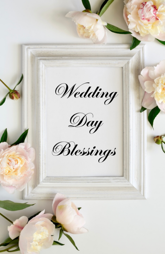 Wedding Day Blessings In Frame